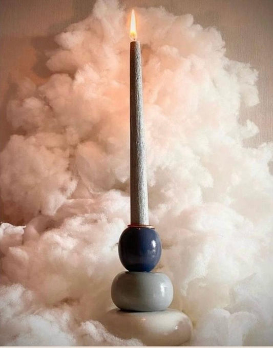 Candle Holders-ZAZEN BLUE