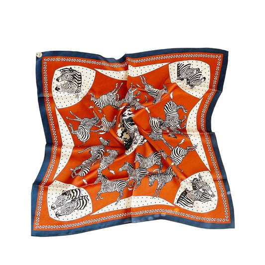 Silk Scarf ZEBRA