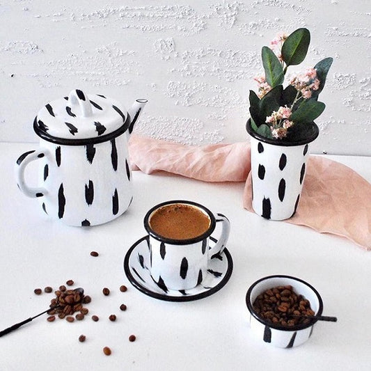 Enamel Stripe Tumbler Conic Small-LIVA