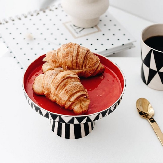 Ceramic Unique Service Stand-PYRGI