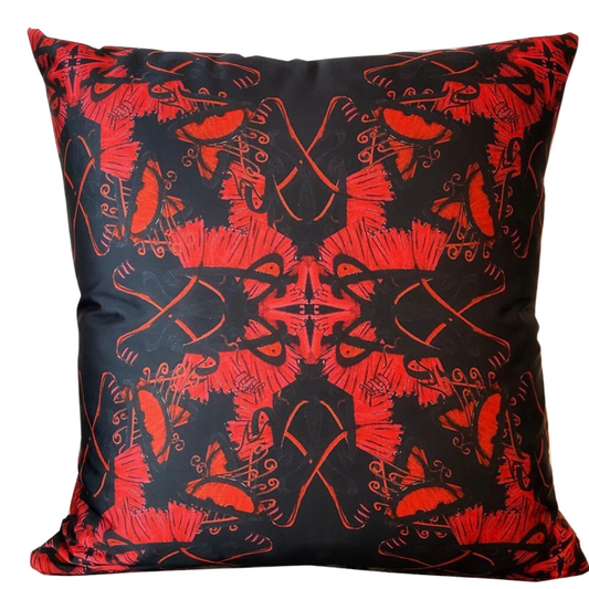 Printed Throw Pillow-HORSE MACKEREL