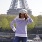 French Style Wool Beret -Ecru