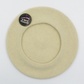 French Style Wool Beret -Ecru