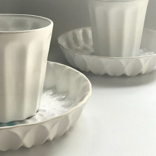 CHRISTINE Ceramic Cup and Plate